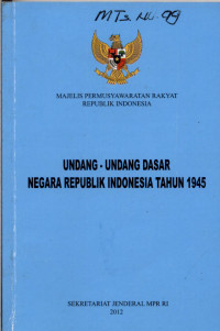 Image of Undang Undang Dasar Negara Republik IndonesiaTahun 1945
