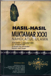 Image of Hasil - Hasil Muktamar XXXXI Nahdlatul Ulama