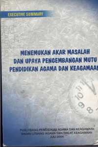 Image of Menemukan Akar Masalah dan Upaya Pengembangan Mutu Pendidikan Agama dan Keagamaan